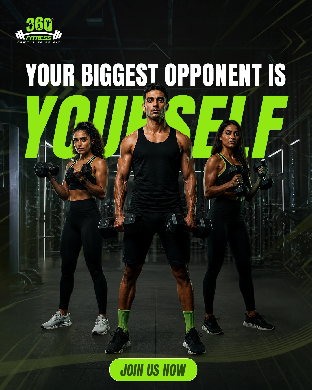 360 Fitness campaign post