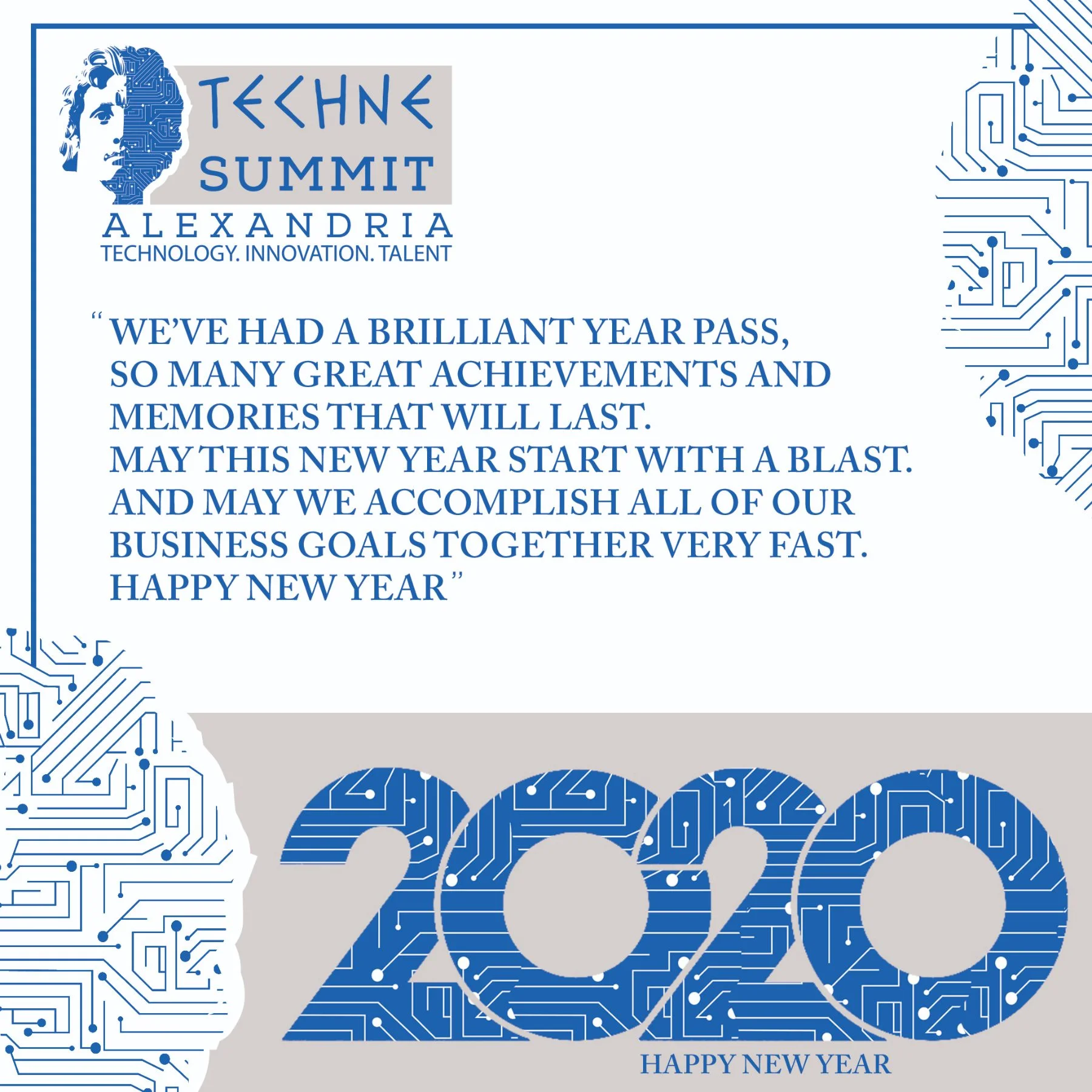 Techne Summit invitation