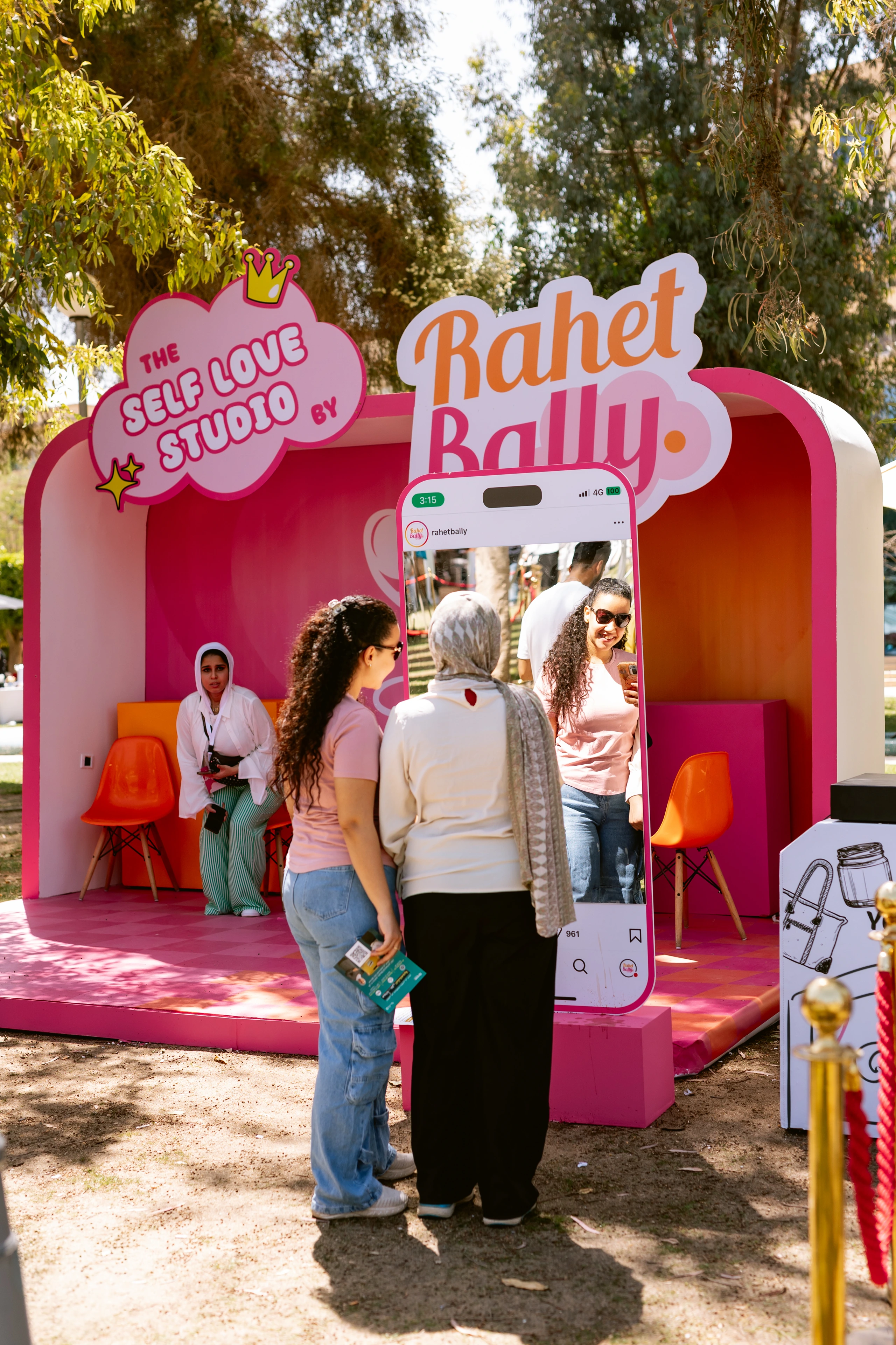 The Self Love Studio booth