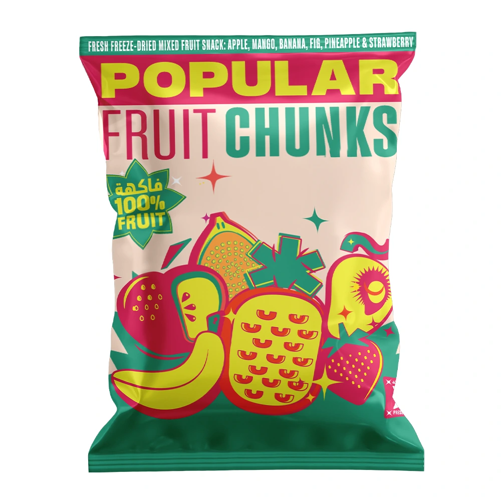 Popular Fruit Chunks packaging