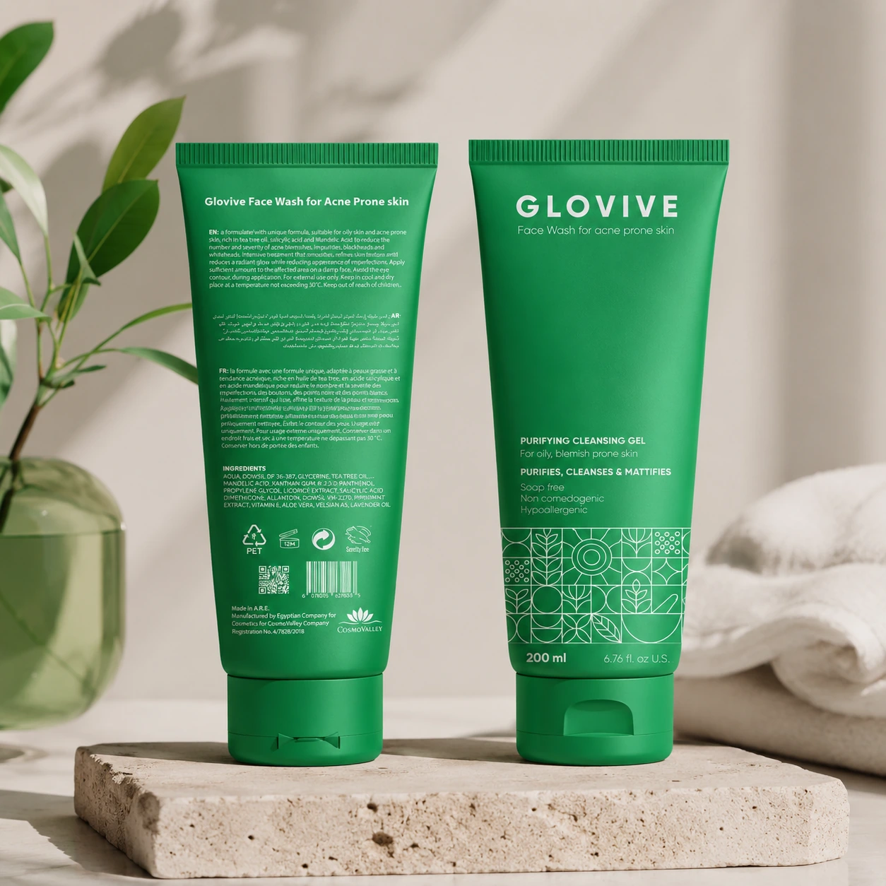 Glovive packaging