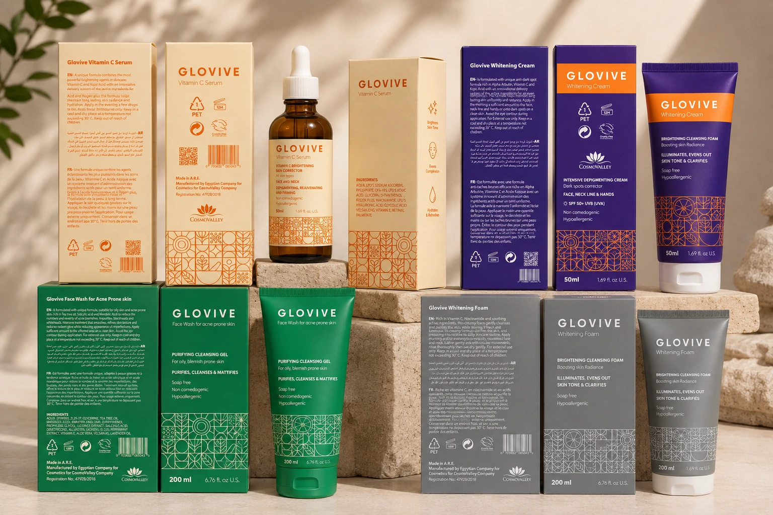 Glovive packaging