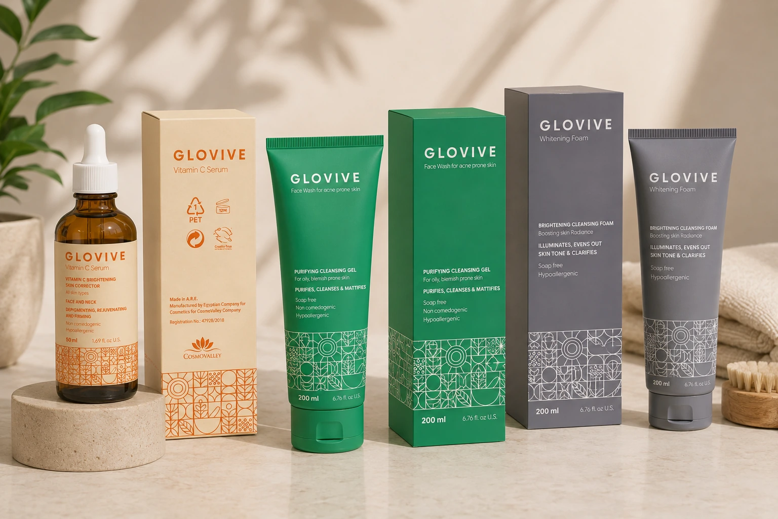 Glovive packaging