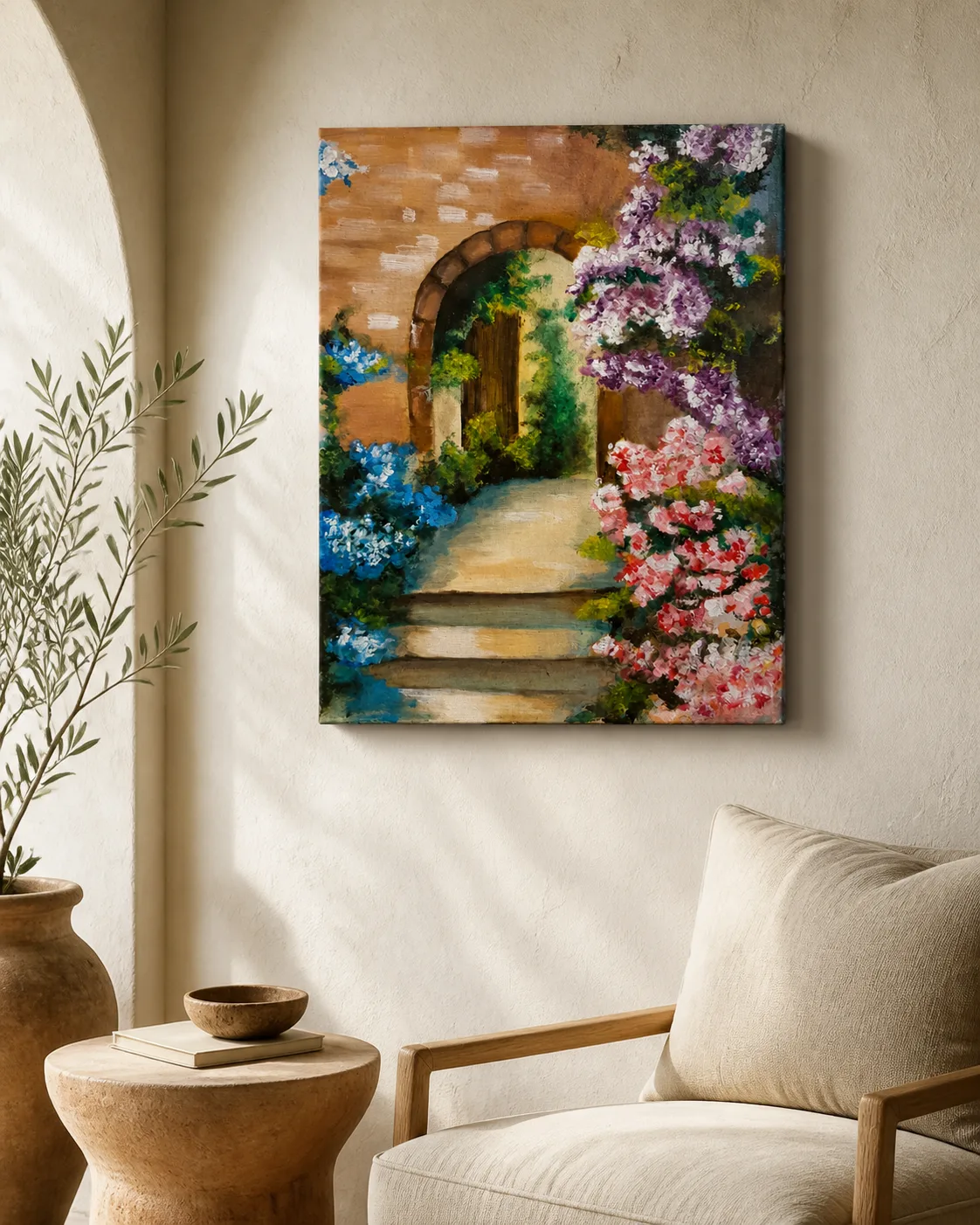 The Door Is Open, Acrylic on canvas