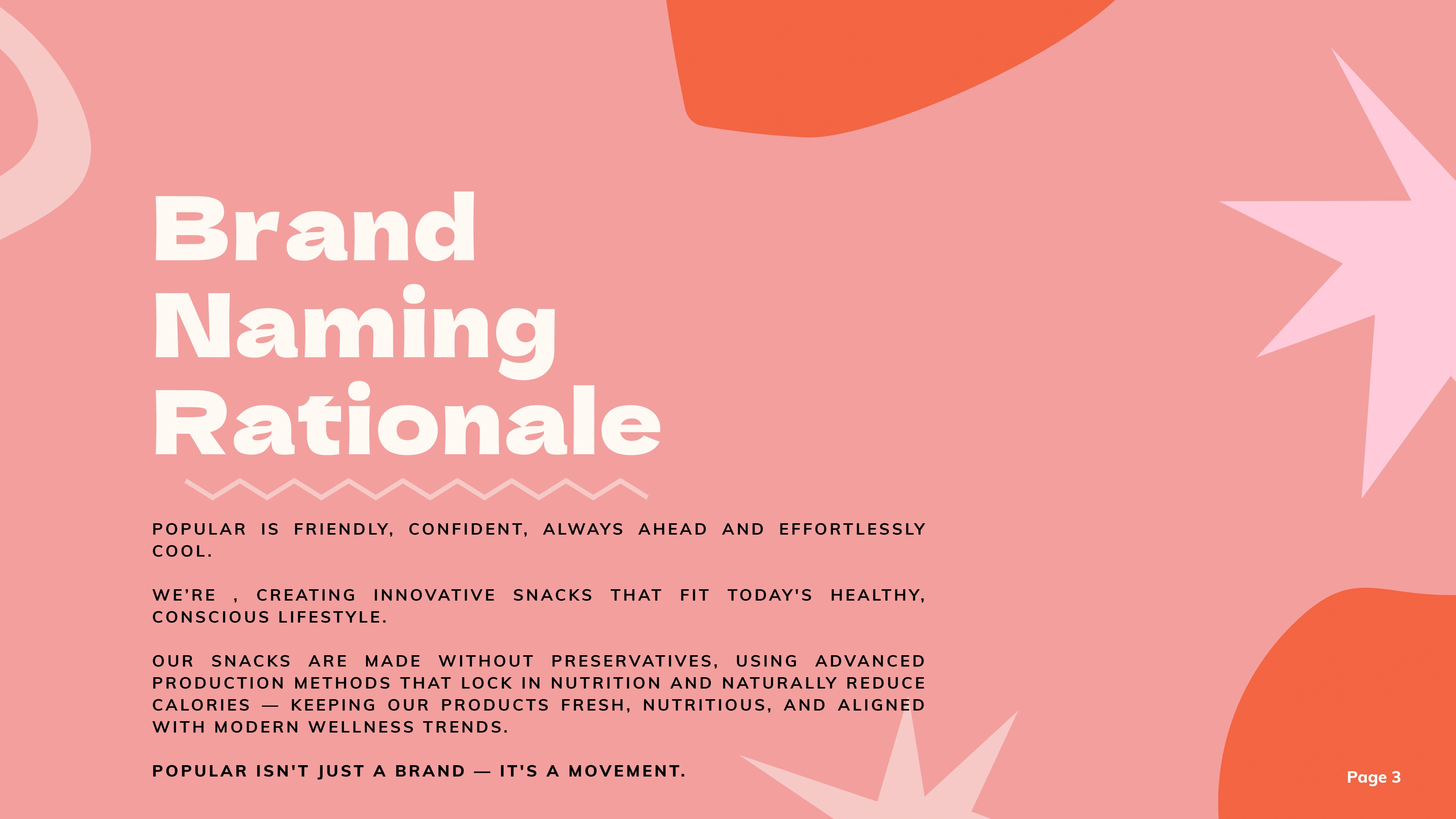 Popular brand presentation page 3