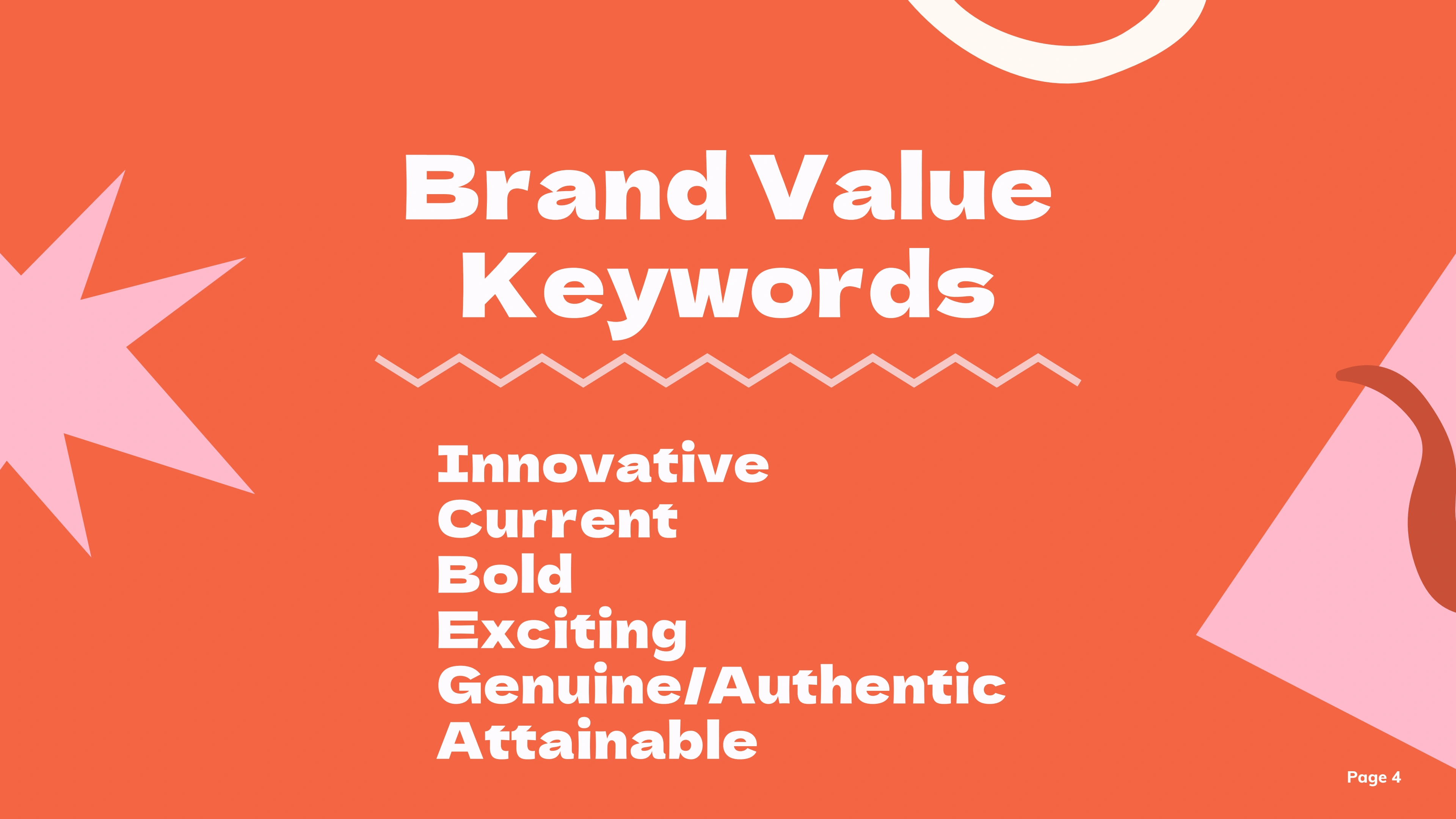 Popular brand presentation page 4